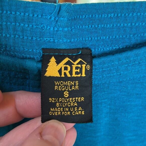 REI Teal Base Layer Leggings Size Small - Picture 3 of 7